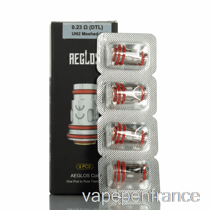Bobines De Remplacement Uwell Aeglos 0,23 Ohm Un2 Bobines Maillées-h Stylo Vape
